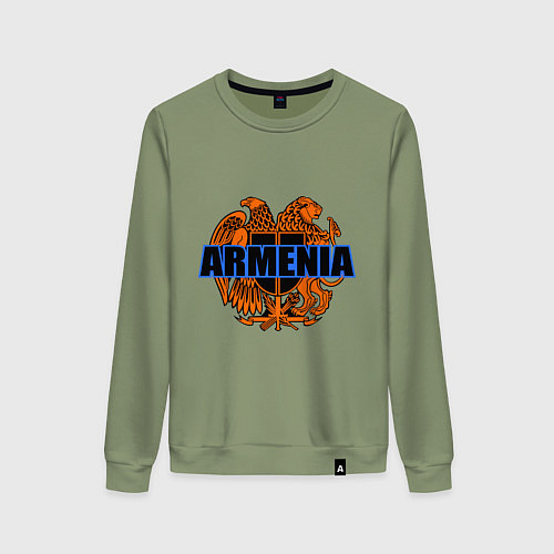 Женский свитшот Армения / Авокадо – фото 1