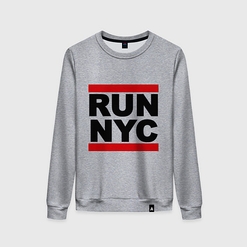 Женский свитшот Run NYC / Меланж – фото 1