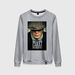 Свитшот хлопковый женский Peaky Blinders, цвет: меланж