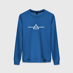 Свитшот хлопковый женский Brand new Mars, цвет: синий