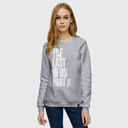 Свитшот хлопковый женский The Last of Us: Part II, цвет: меланж — фото 2