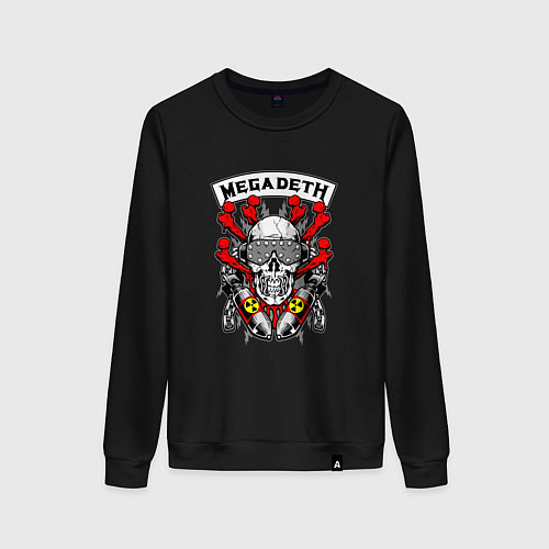 Женский свитшот Megadeth Rocker / Черный – фото 1
