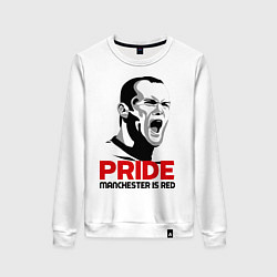 Свитшот хлопковый женский Pride Rooney, цвет: белый