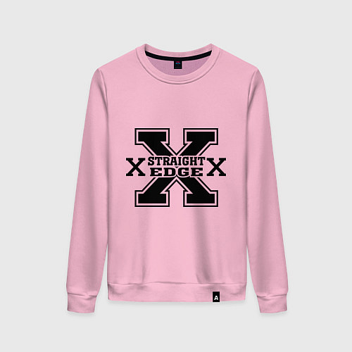 Женский свитшот SXe: Streght edge / Светло-розовый – фото 1