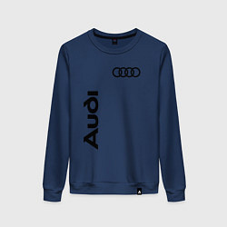 Свитшот хлопковый женский Audi Style, цвет: тёмно-синий