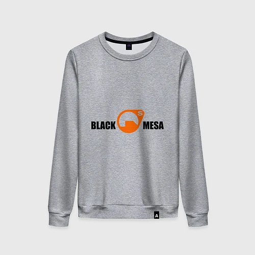 Женский свитшот Black Mesa: Logo / Меланж – фото 1