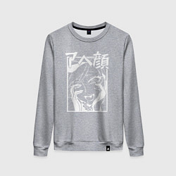 Женский свитшот Ahegao Black