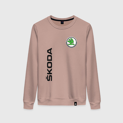 Женский свитшот Skoda Style / Пыльно-розовый – фото 1