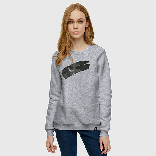 Женский свитшот Alien433 / Меланж – фото 3
