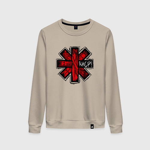 Женский свитшот Red Hot Chili Peppers / Миндальный – фото 1