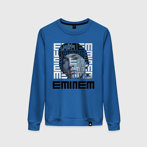 Женский свитшот Eminem labyrinth / Синий – фото 1