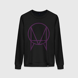 Свитшот хлопковый женский Skrillex Symbol, цвет: черный