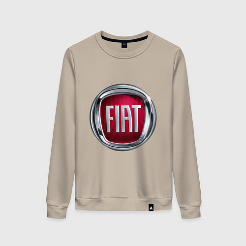 Женский свитшот FIAT logo / Миндальный – фото 1