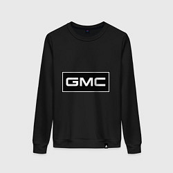 Свитшот хлопковый женский GMC logo, цвет: черный
