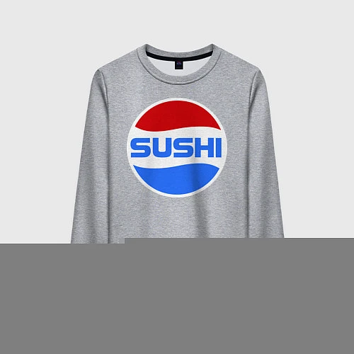 Женский свитшот Sushi Pepsi / Меланж – фото 1