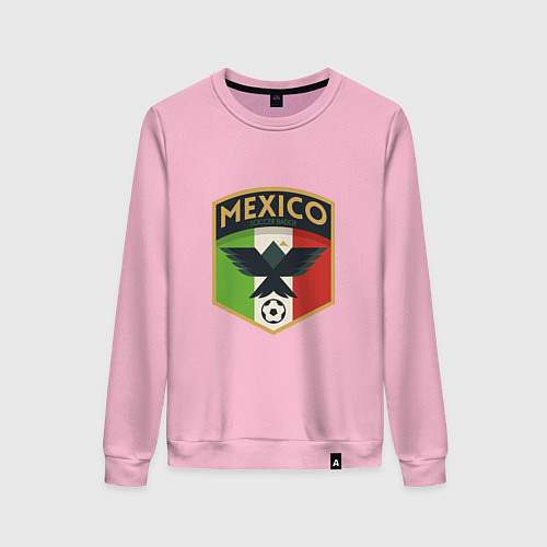 Женский свитшот Mexico Football / Светло-розовый – фото 1