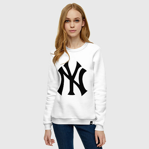 Женский свитшот New York Yankees / Белый – фото 3