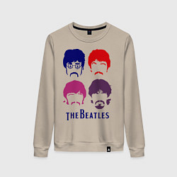 Женский свитшот The Beatles faces