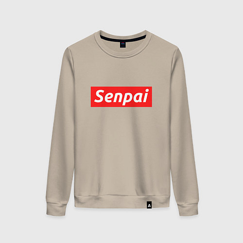 Женский свитшот Senpai Supreme / Миндальный – фото 1