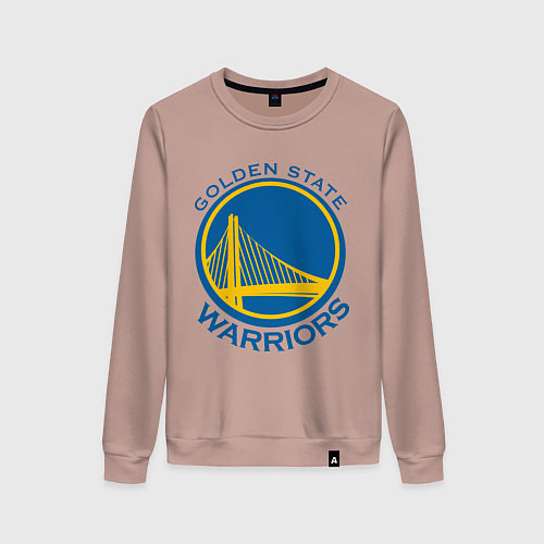 Женский свитшот Golden state Warriors / Пыльно-розовый – фото 1