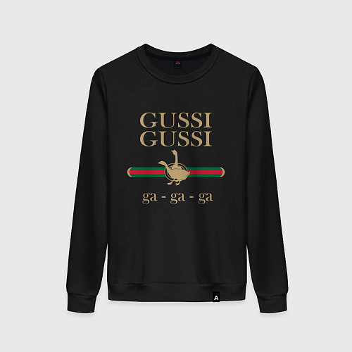 Женский свитшот GUSSI Ga-Style / Черный – фото 1