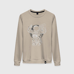 Женский свитшот Space Music