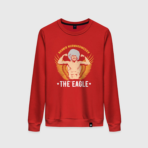 Женский свитшот Khabib: The Eagle / Красный – фото 1