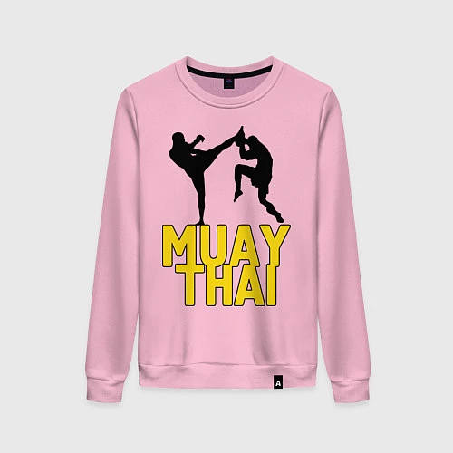 Женский свитшот Muay Thai / Светло-розовый – фото 1
