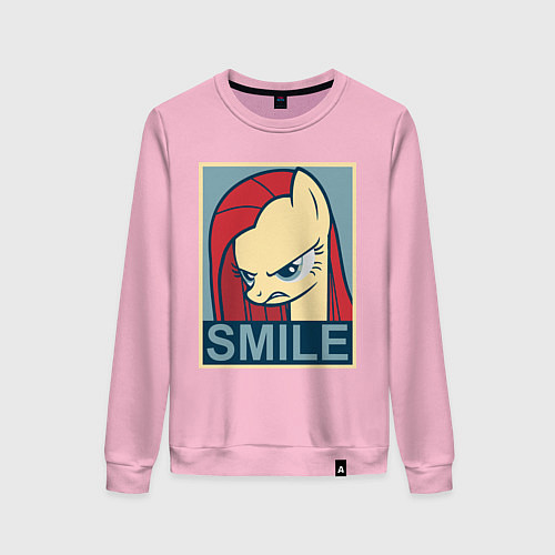 Женский свитшот MLP: Smile / Светло-розовый – фото 1