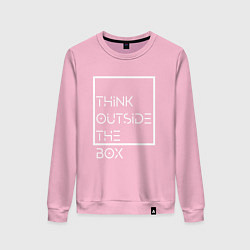 Женский свитшот Think outside the box