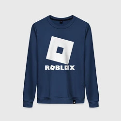 Свитшот хлопковый женский ROBLOX, цвет: тёмно-синий