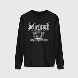 Свитшот хлопковый женский Behemoth: The Satanist, цвет: черный