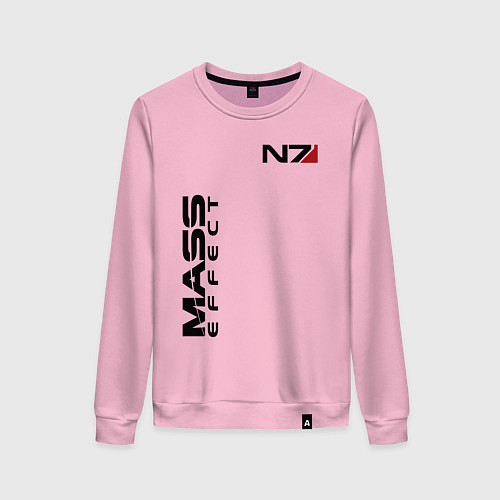 Женский свитшот MASS EFFECT N7 / Светло-розовый – фото 1