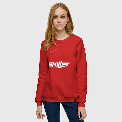 Женский свитшот Skillet / Красный – фото 3