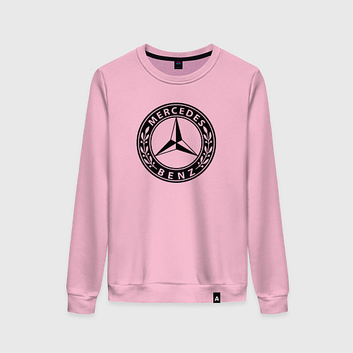 Женский свитшот MERCEDES-BENZ: Classic / Светло-розовый – фото 1