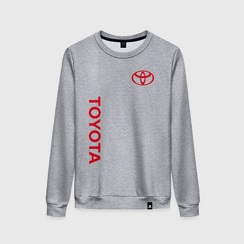 Женский свитшот TOYOTA / Меланж – фото 1