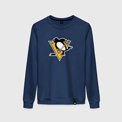 Свитшот хлопковый женский Pittsburgh Penguins: Evgeni Malkin, цвет: тёмно-синий