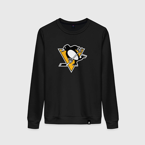 Женский свитшот Pittsburgh Penguins: Evgeni Malkin / Черный – фото 1