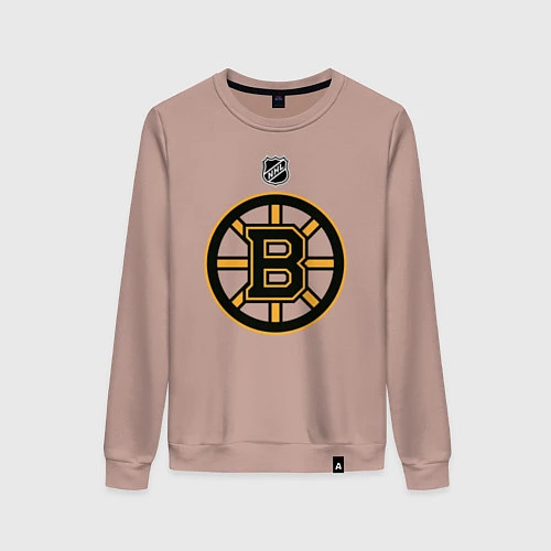 Женский свитшот Boston Bruins NHL / Пыльно-розовый – фото 1