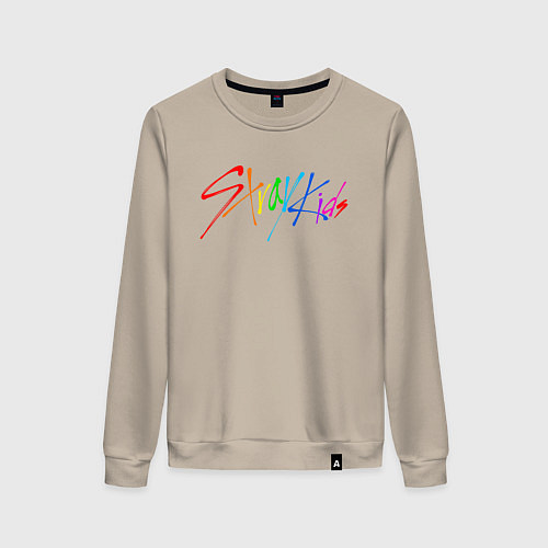 Женский свитшот STRAY KIDS АВТОГРАФЫ / Миндальный – фото 1