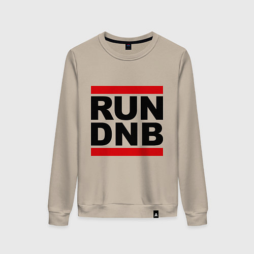 Женский свитшот RUN DNB / Миндальный – фото 1