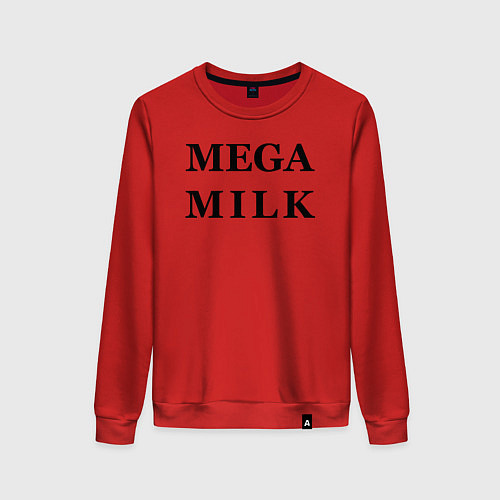 Женский свитшот Billie Eilish: Mega Milk / Красный – фото 1