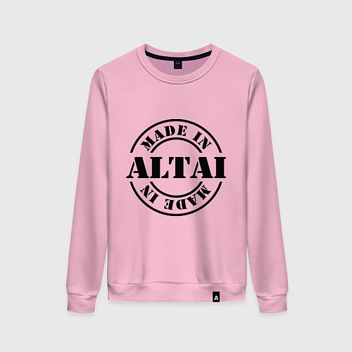 Женский свитшот Made in Altai / Светло-розовый – фото 1