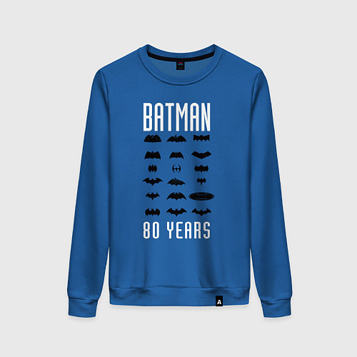 Женский свитшот Batman Logos / Синий – фото 1