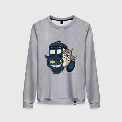 Женский свитшот Tardis Totoro