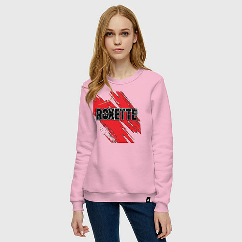 Женский свитшот Roxette / Светло-розовый – фото 3