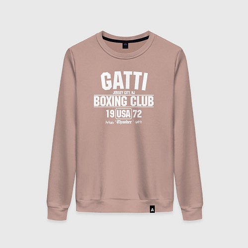 Женский свитшот Gatti Boxing Club / Пыльно-розовый – фото 1