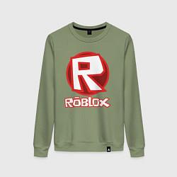 Свитшот хлопковый женский ROBLOX, цвет: авокадо