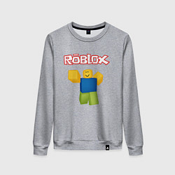 Свитшот хлопковый женский ROBLOX, цвет: меланж