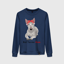 Женский свитшот Bull terrier Mom